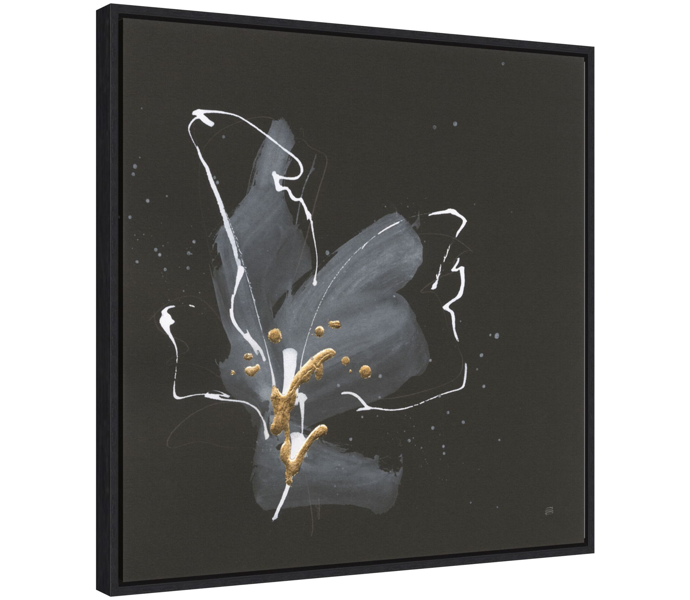 Modern Flower III Framed Canvas Wall Art Print