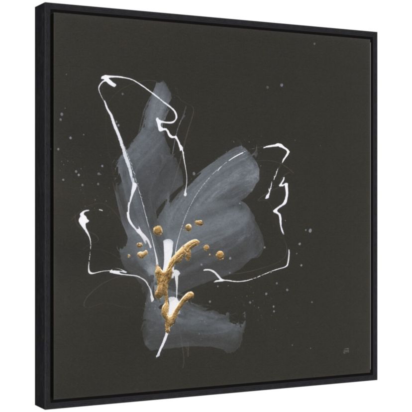 Modern Flower III Framed Canvas Wall Art Print