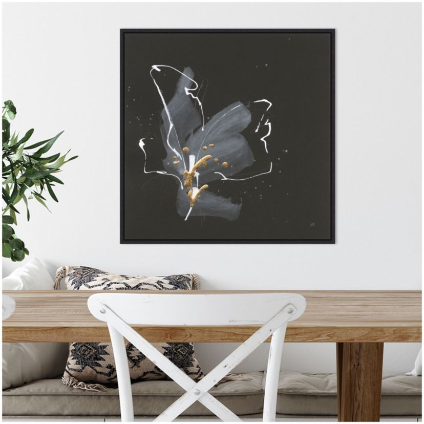 Modern Flower III Framed Canvas Wall Art Print