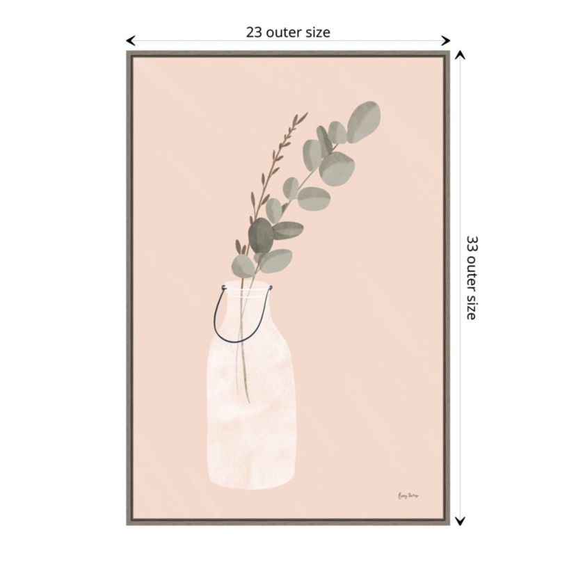 Natural Vessels I Framed Canvas Wall Art Print
