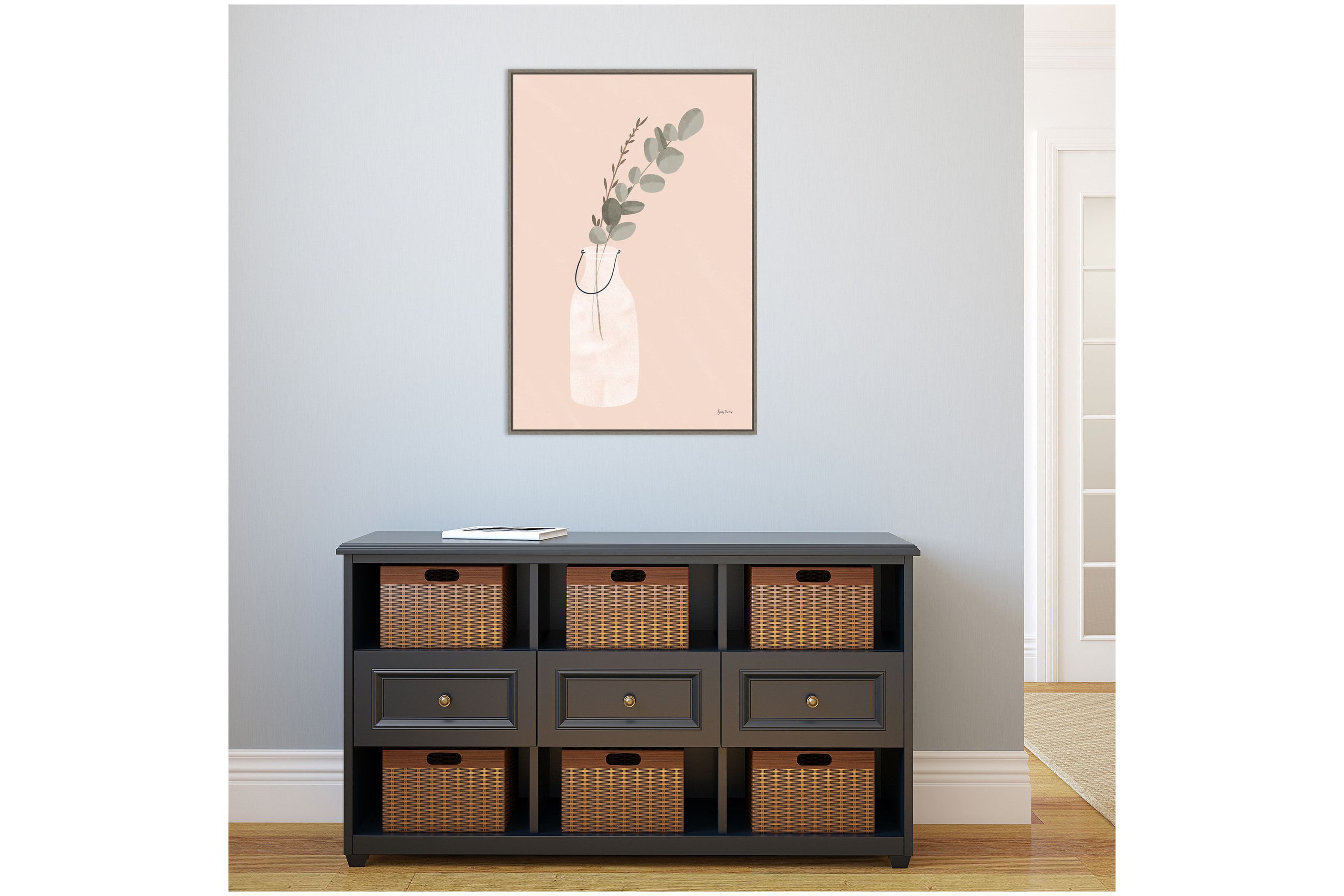 Natural Vessels I Framed Canvas Wall Art Print