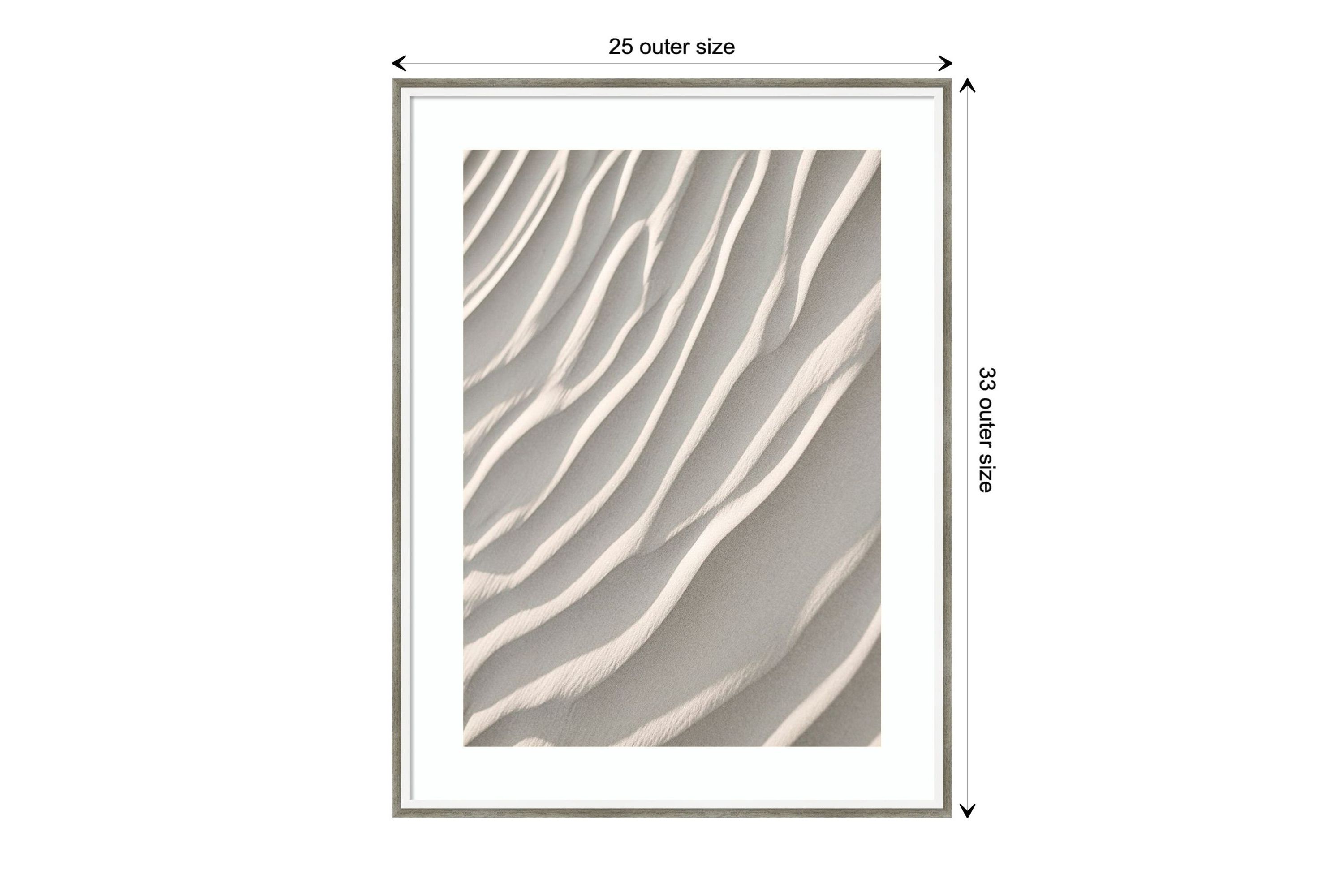 Sand by Design Fabrikken Wood Framed Wall Art Print