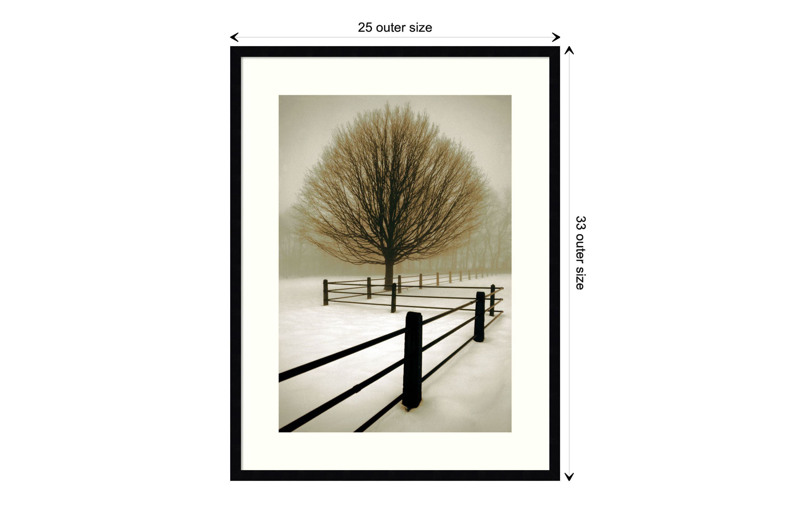 Solitude by David Lorenz Winston Wood Framed Wall Art Print