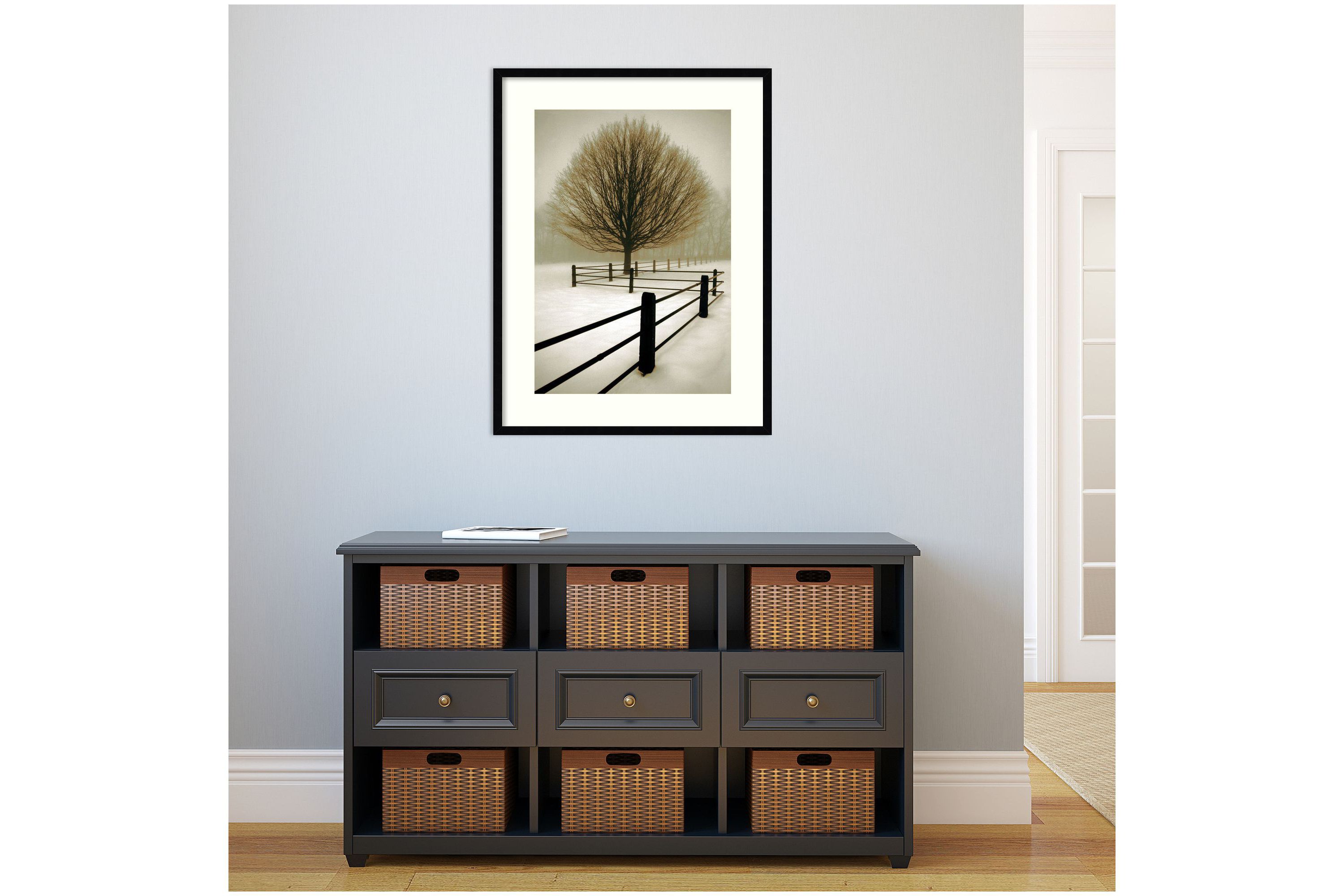 Solitude by David Lorenz Winston Wood Framed Wall Art Print