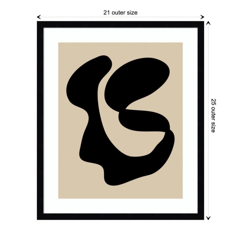 Abstract 10 by Beth Vassalo Wood Framed Wall Art Print