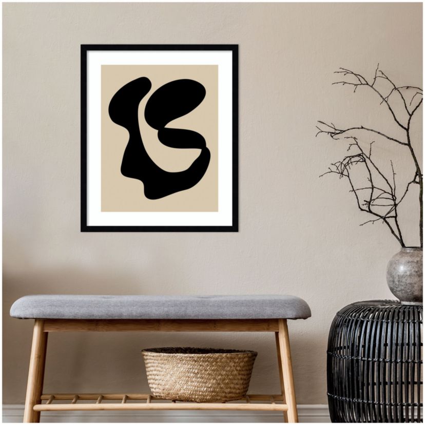 Abstract 10 by Beth Vassalo Wood Framed Wall Art Print