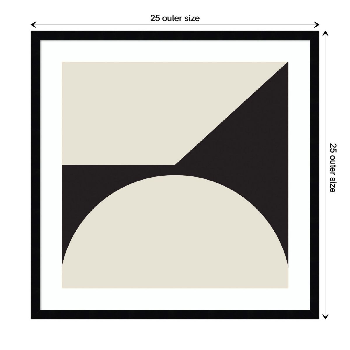 Minimal Max Mod I by The Creative Bunch Studio Wood Framed Wall Art Print