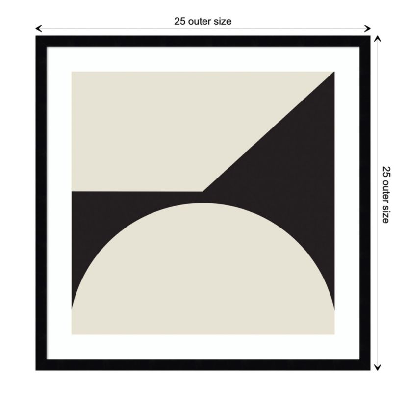 Minimal Max Mod I by The Creative Bunch Studio Wood Framed Wall Art Print