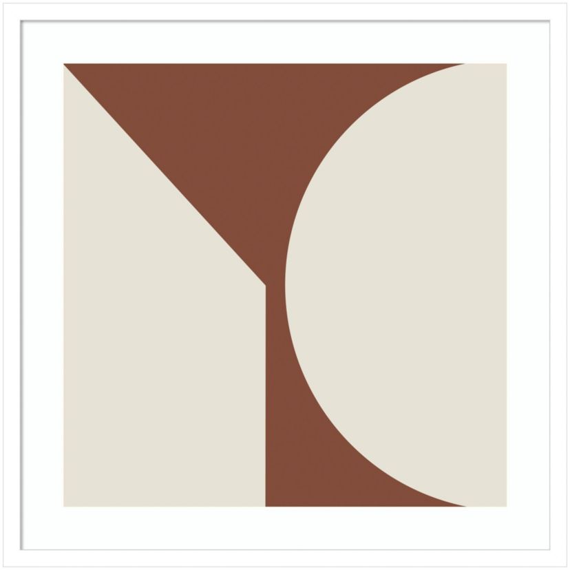 Minimal Max Mod I Hot Chocolate by The Creative Bunch Studio Wood Framed Wall Art Print