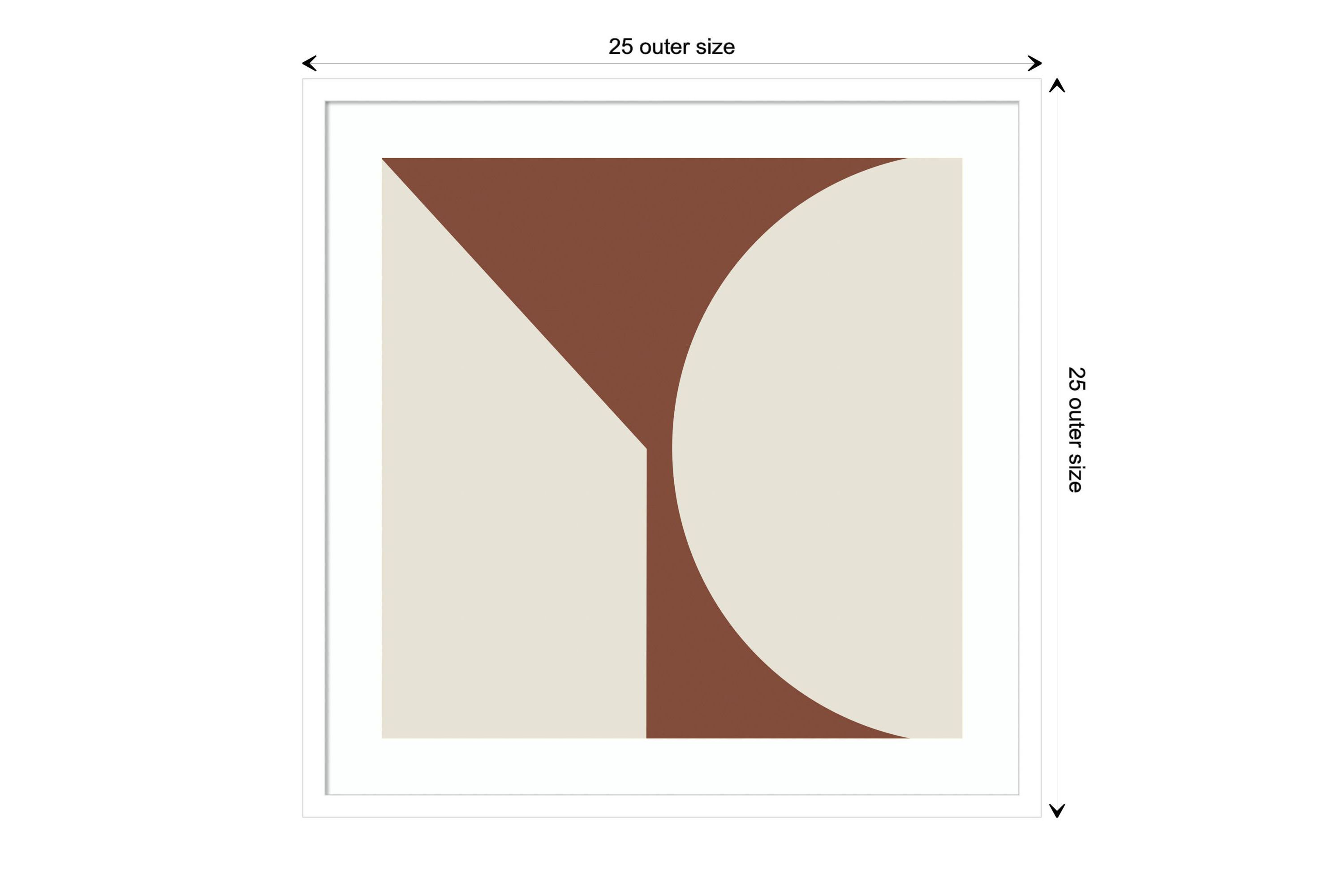 Minimal Max Mod I Hot Chocolate by The Creative Bunch Studio Wood Framed Wall Art Print