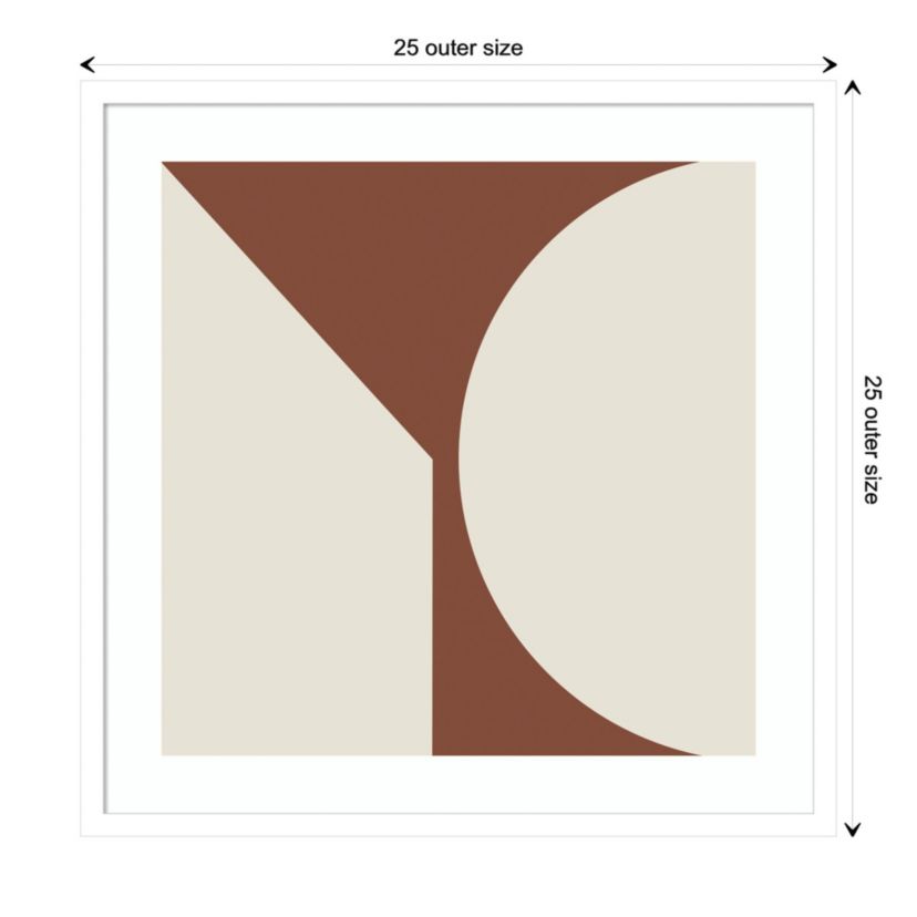 Minimal Max Mod I Hot Chocolate by The Creative Bunch Studio Wood Framed Wall Art Print