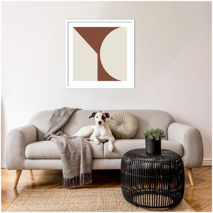Minimal Max Mod I Hot Chocolate by The Creative Bunch Studio Wood Framed Wall Art Print