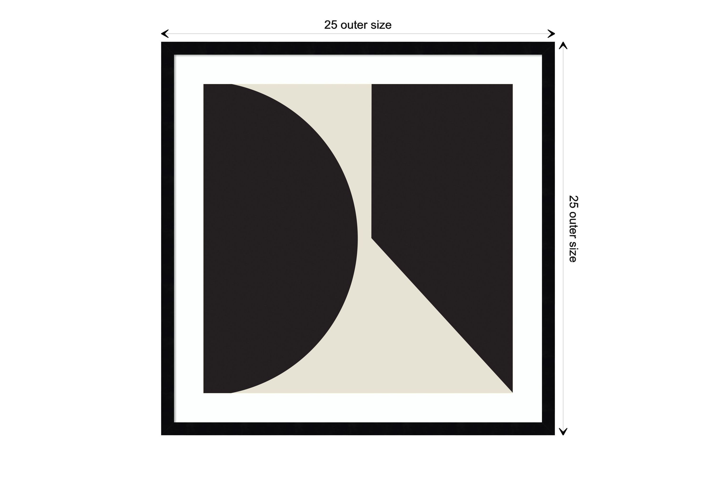 Minimal Max Mod II by The Creative Bunch Studio Wood Framed Wall Art Print