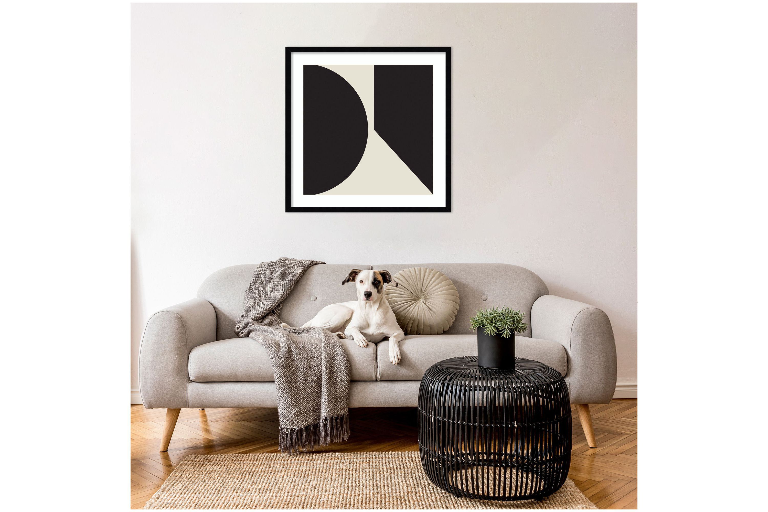Minimal Max Mod II by The Creative Bunch Studio Wood Framed Wall Art Print