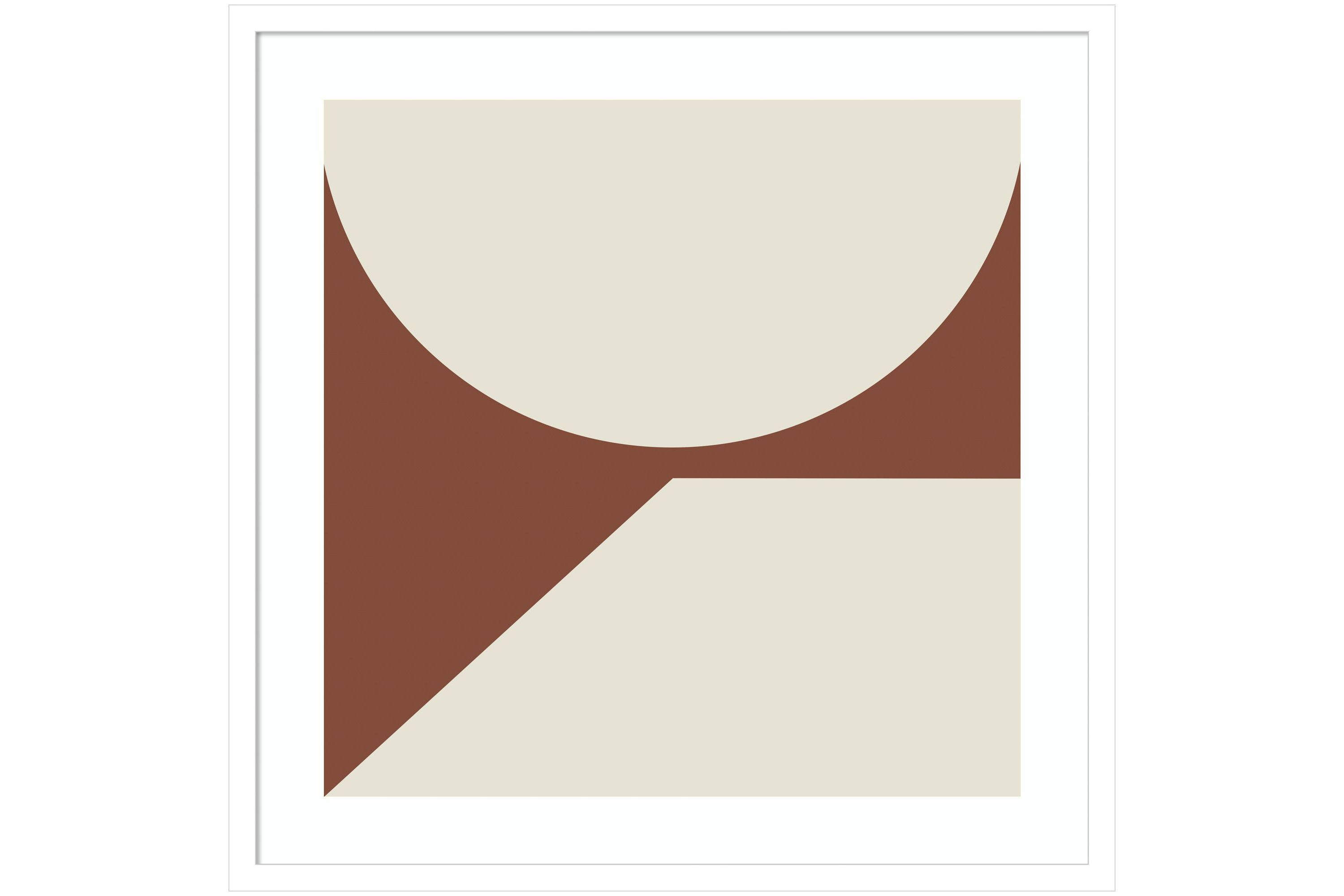 Minimal Max Mod II Hot Chocolate by The Creative Bunch Studio Wood Framed Wall Art Print