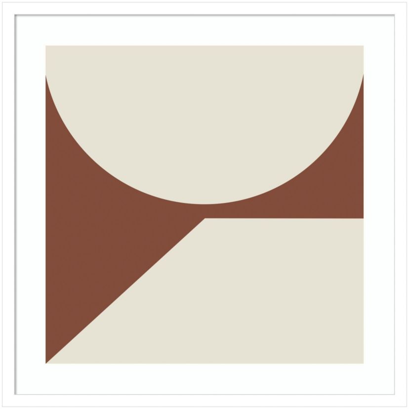 Minimal Max Mod II Hot Chocolate by The Creative Bunch Studio Wood Framed Wall Art Print