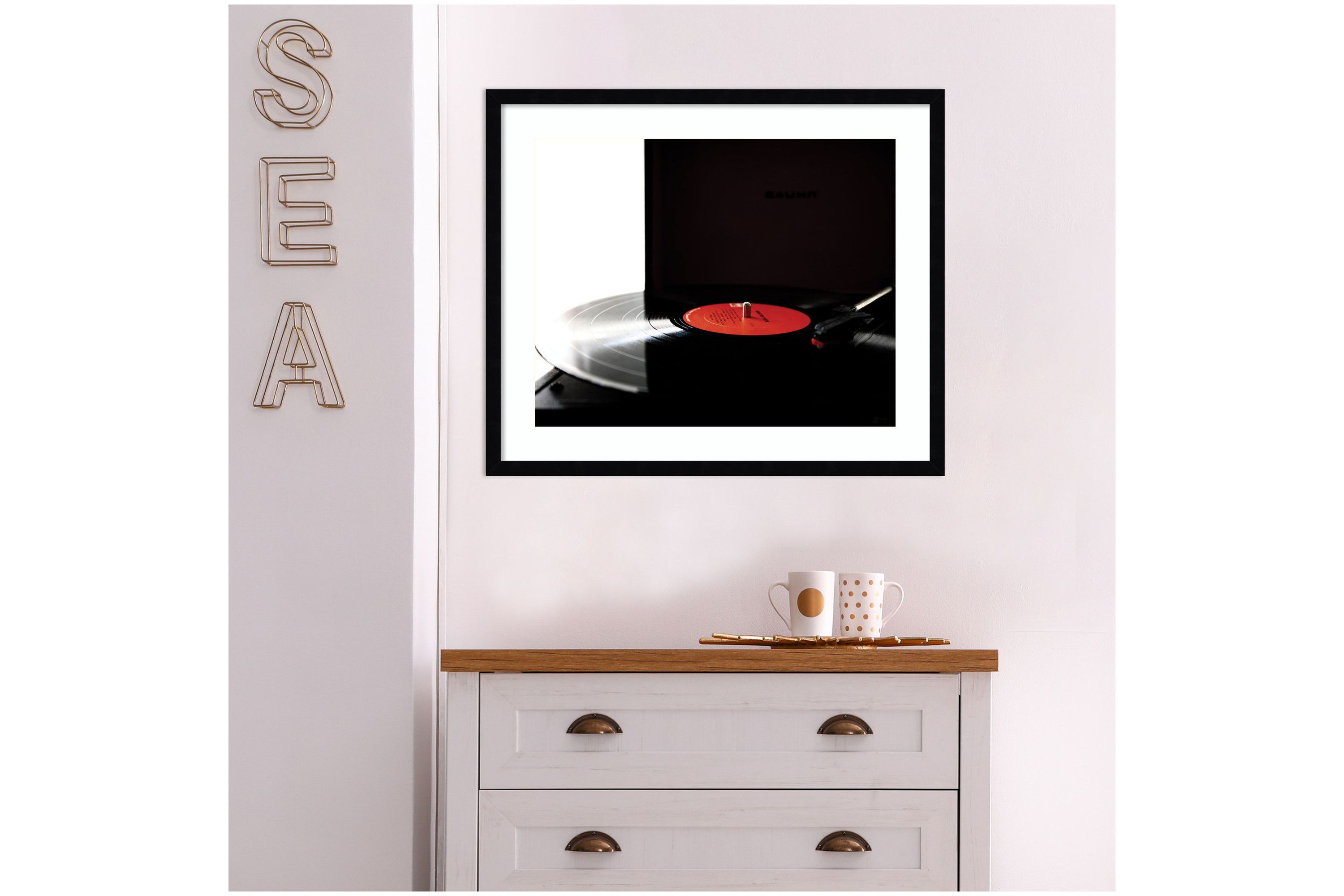 Spin by Alicia Abla Wood Framed Wall Art Print