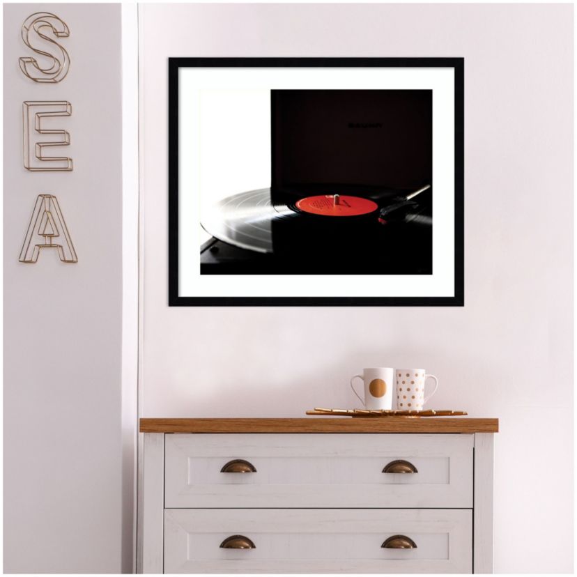 Spin by Alicia Abla Wood Framed Wall Art Print