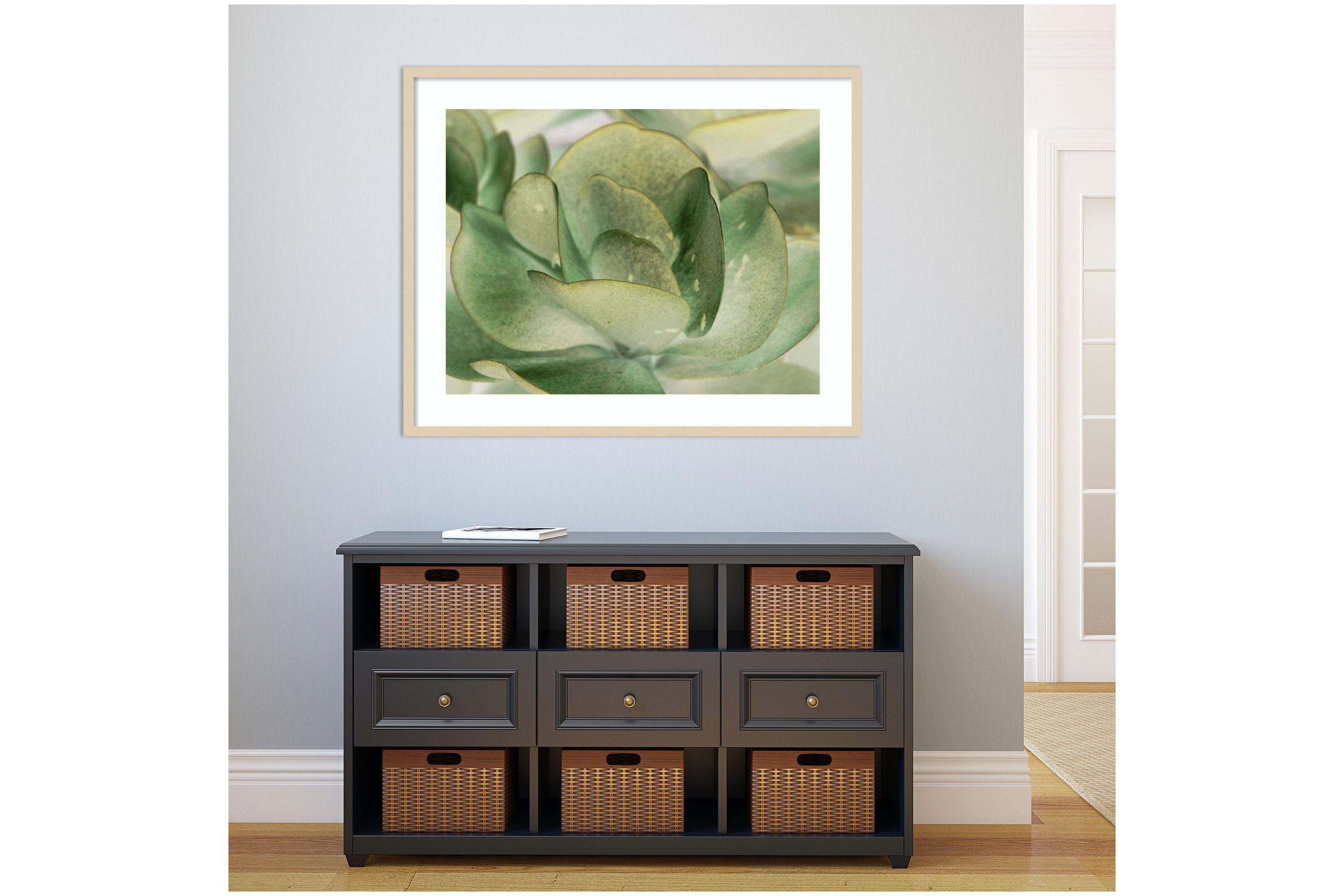 Petal I by Tang Ling Wood Framed Wall Art Print