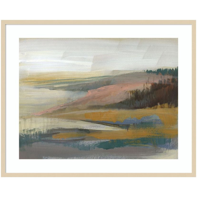 Northwest Cove II by Jennifer Goldberger Wood Framed Wall Art Print