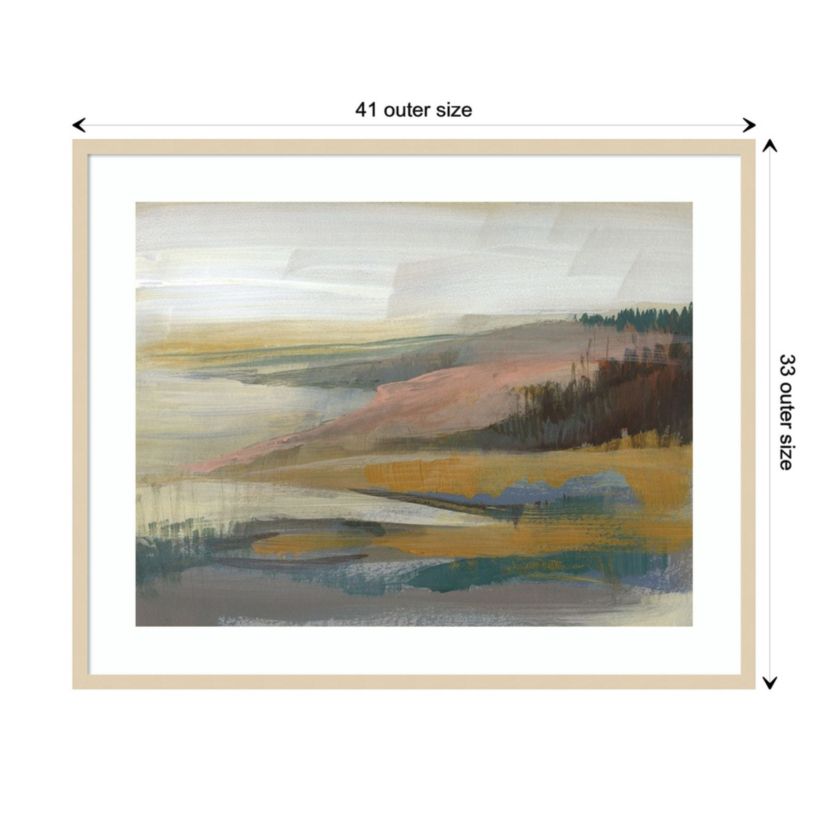 Northwest Cove II by Jennifer Goldberger Wood Framed Wall Art Print