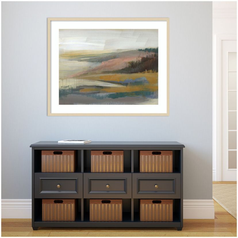 Northwest Cove II by Jennifer Goldberger Wood Framed Wall Art Print