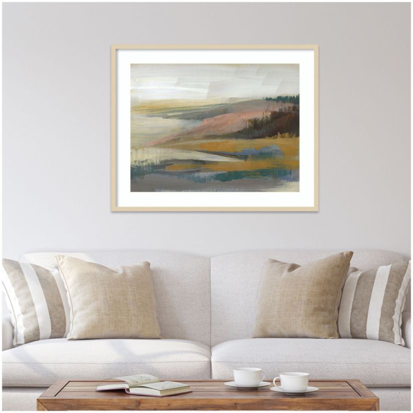Northwest Cove II by Jennifer Goldberger Wood Framed Wall Art Print