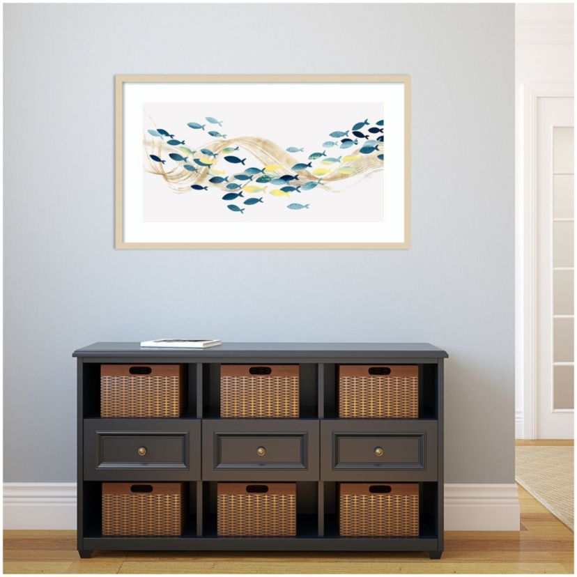 Under Water Sea Life by Isabelle Z Wood Framed Wall Art Print