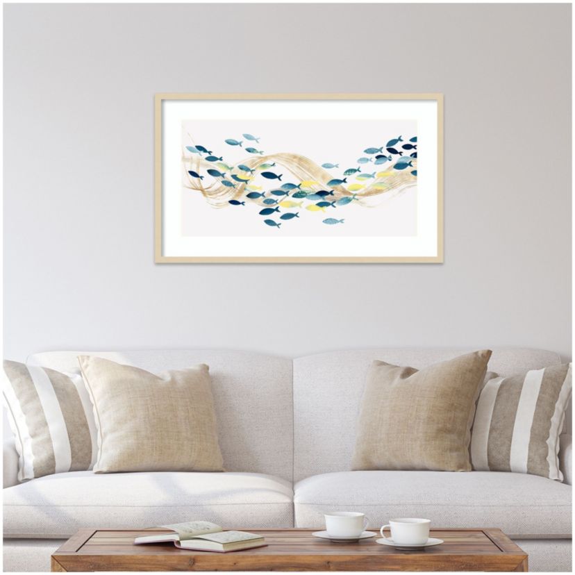 Under Water Sea Life by Isabelle Z Wood Framed Wall Art Print