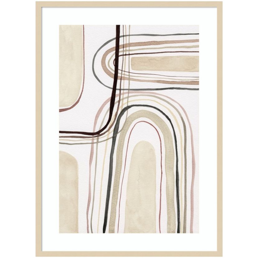 Arounds I by Nikki Galapon Wood Framed Wall Art Print