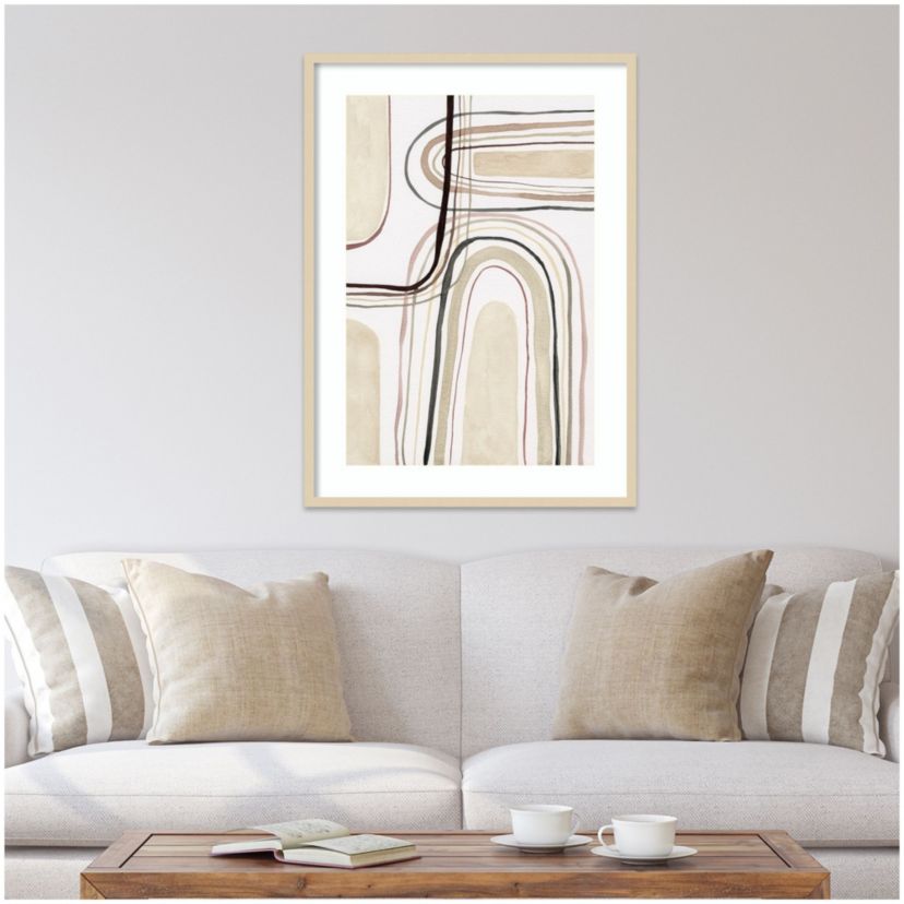 Arounds I by Nikki Galapon Wood Framed Wall Art Print