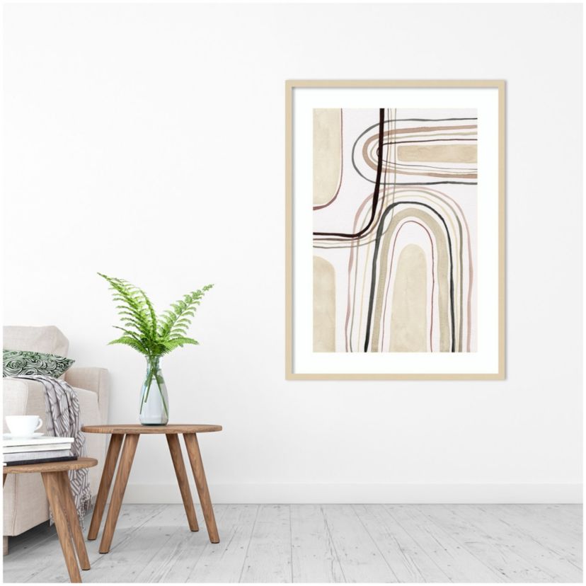 Arounds I by Nikki Galapon Wood Framed Wall Art Print