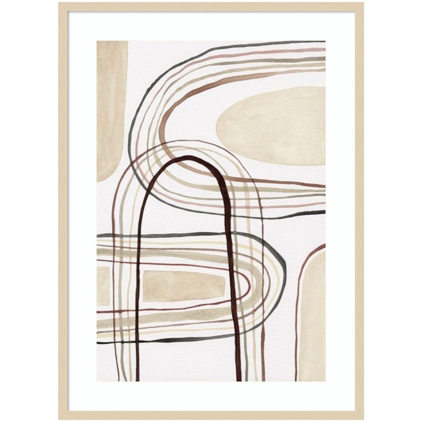 Arounds II by Nikki Galapon Wood Framed Wall Art Print