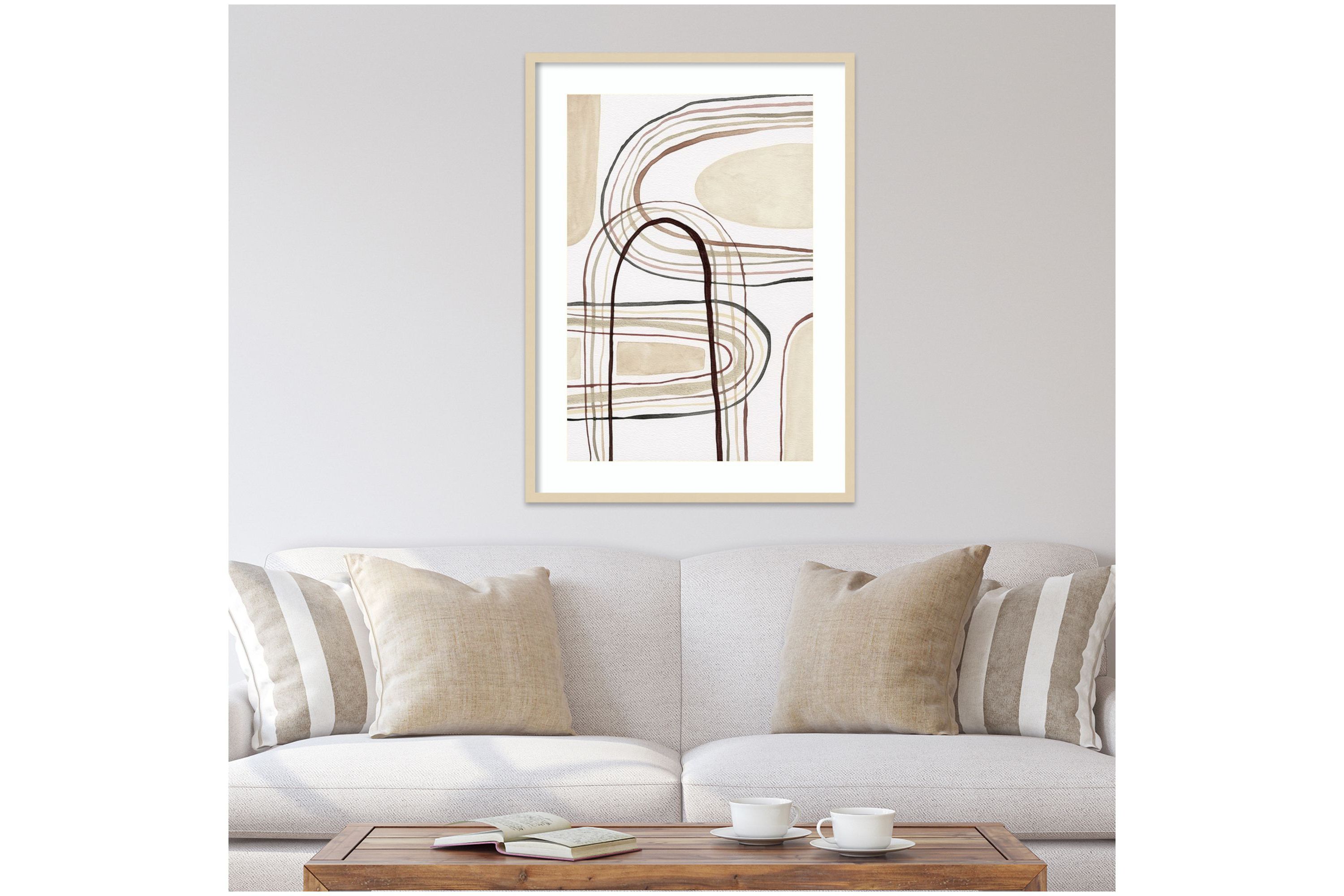 Arounds II by Nikki Galapon Wood Framed Wall Art Print