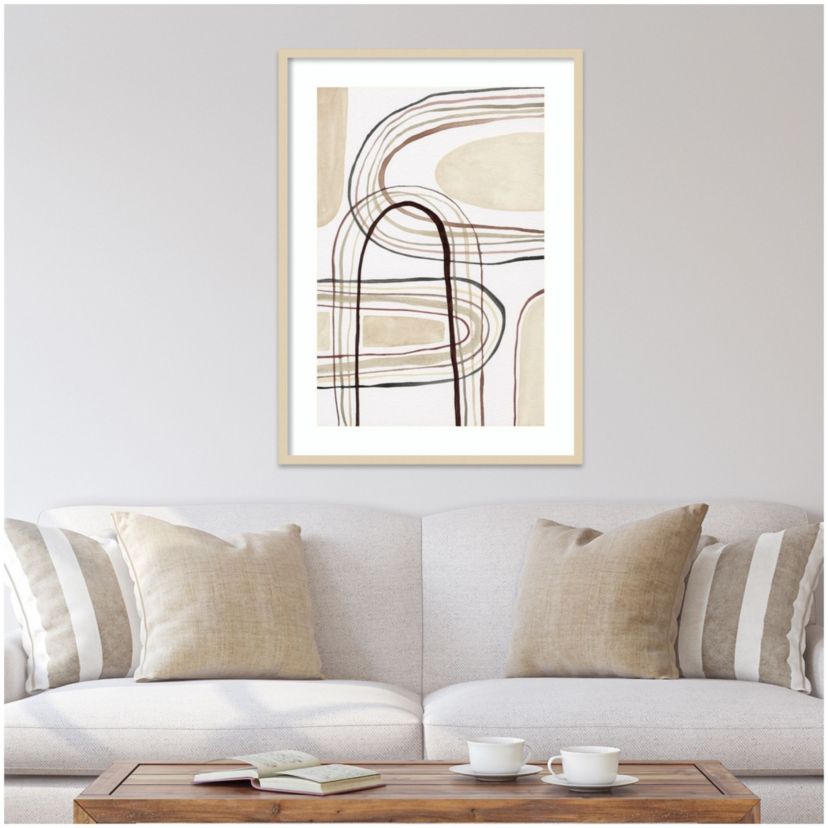 Arounds II by Nikki Galapon Wood Framed Wall Art Print