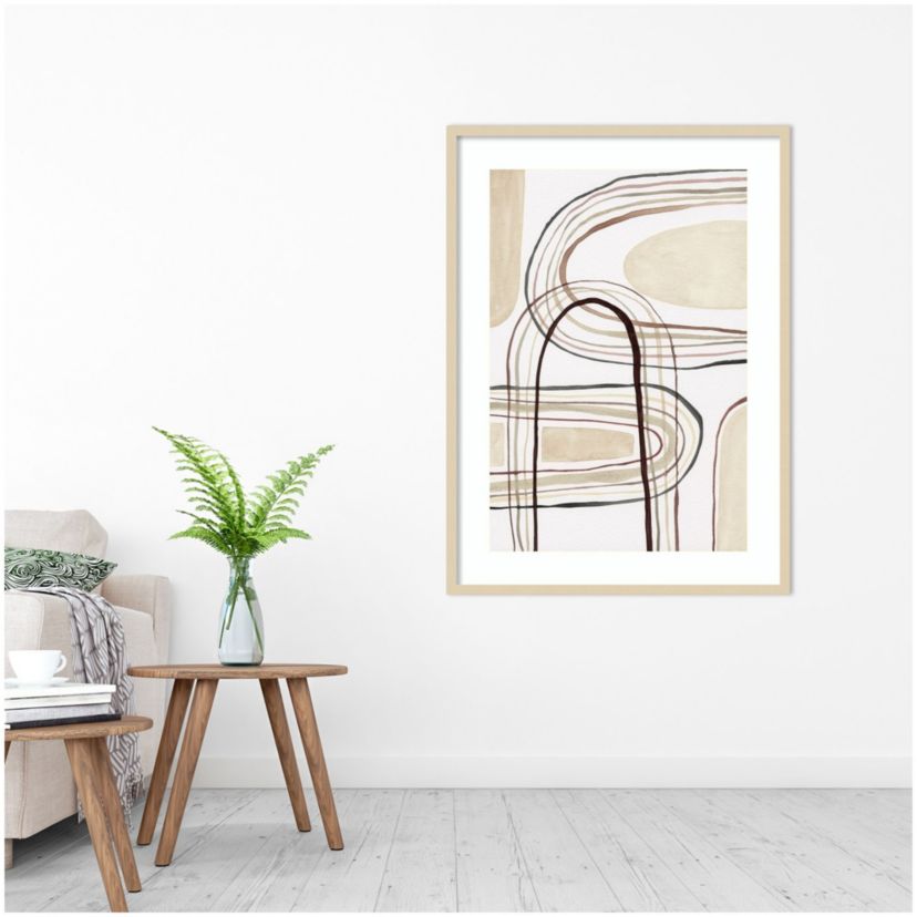 Arounds II by Nikki Galapon Wood Framed Wall Art Print