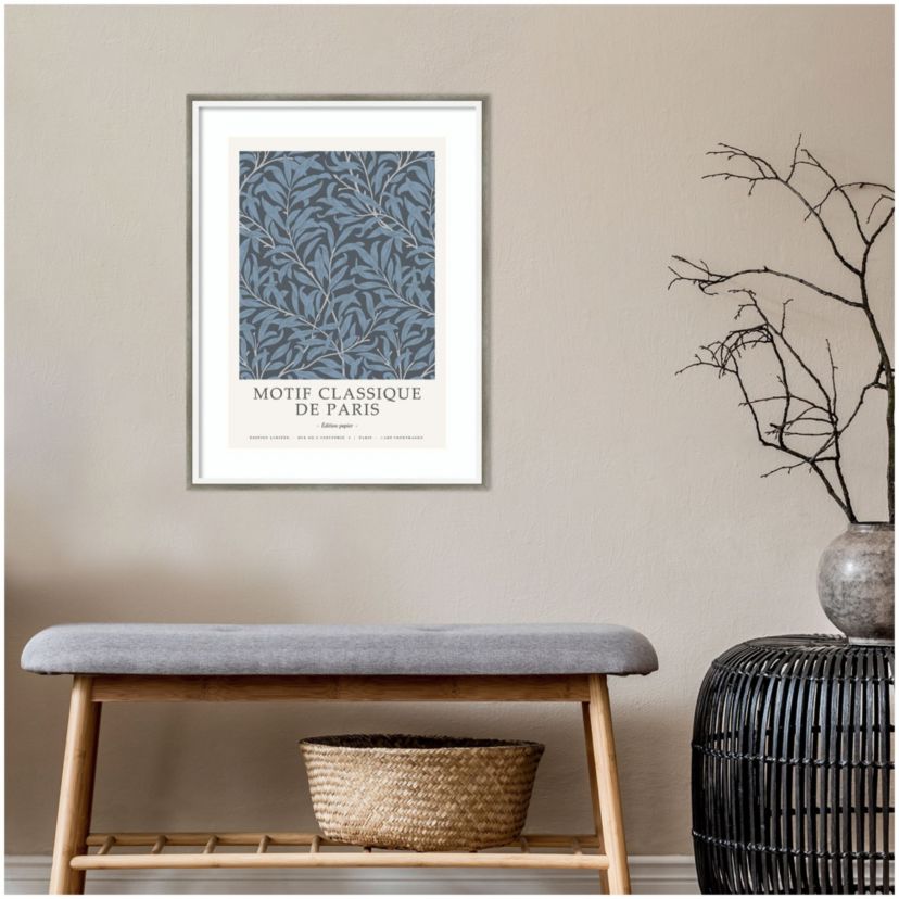 Motif Classique 4 by Design Fabrikken Wood Framed Wall Art Print