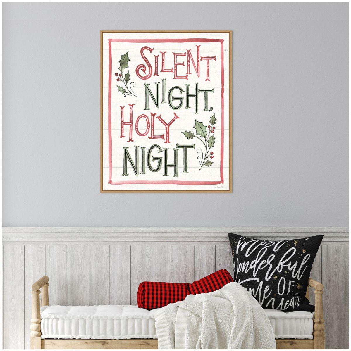 Soft Season X Framed Canvas Wall Art Print