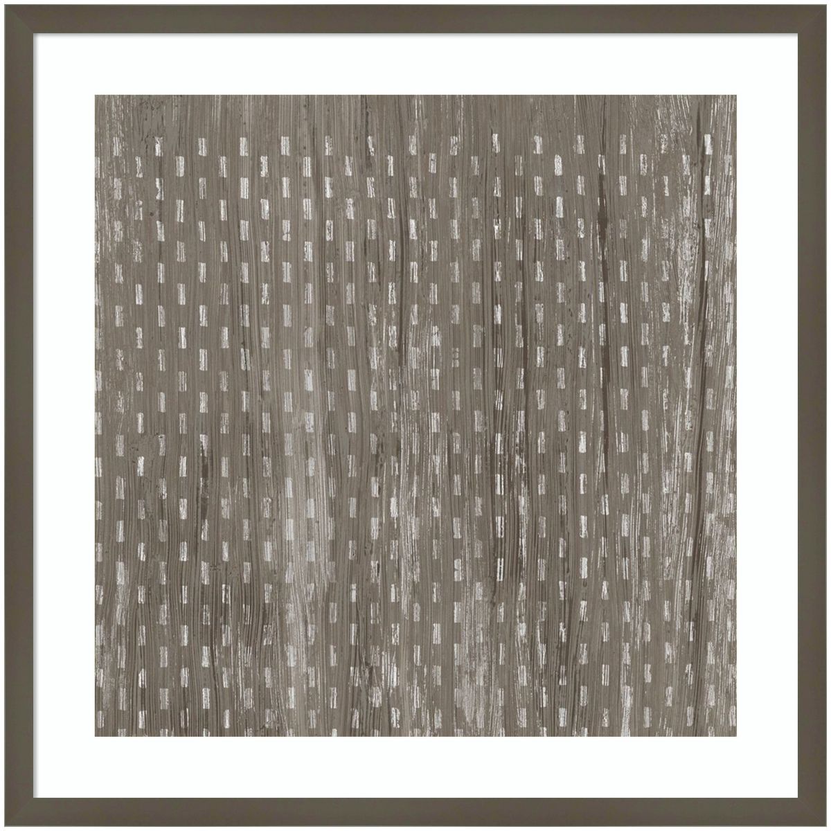 Weathered Wood Patterns VIII by June Erica Vess Wood Framed Wall Art Print