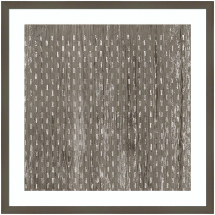 Weathered Wood Patterns VIII by June Erica Vess Wood Framed Wall Art Print