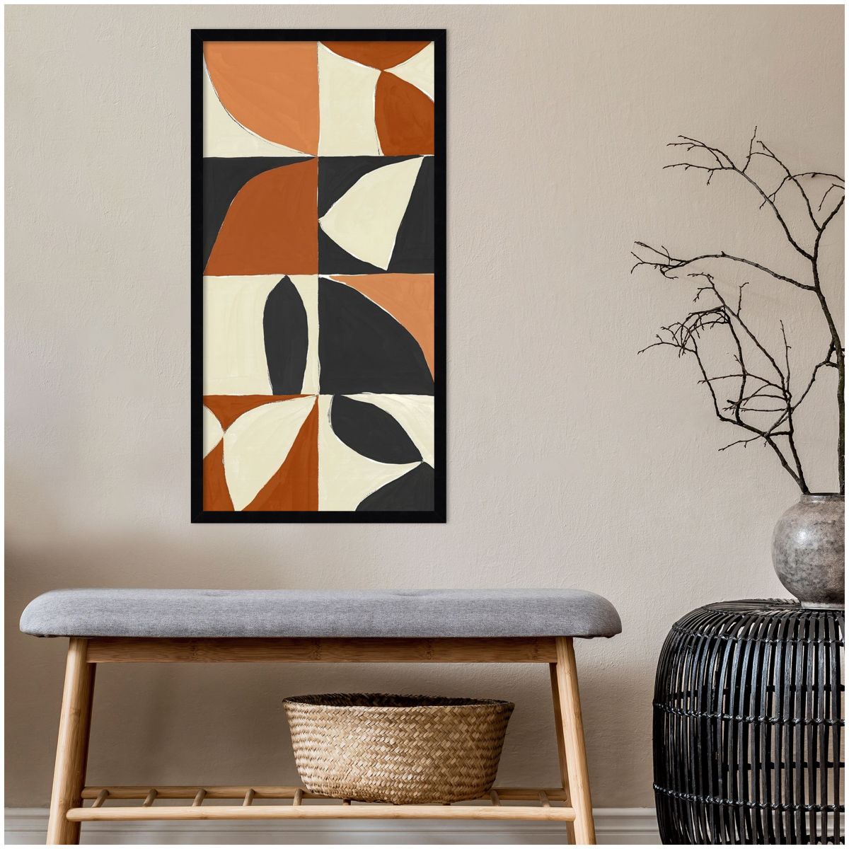 Mayan Pattern I Framed Wall Art Print