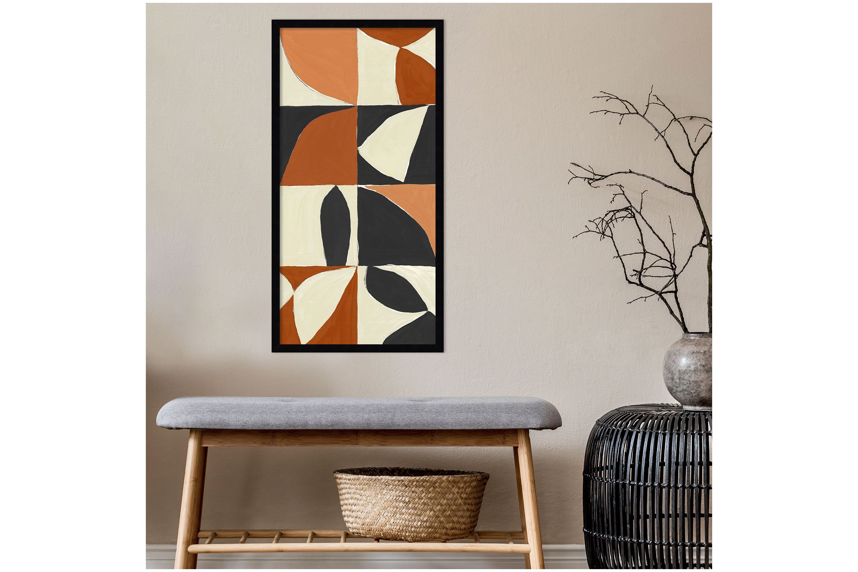 Mayan Pattern I Framed Wall Art Print