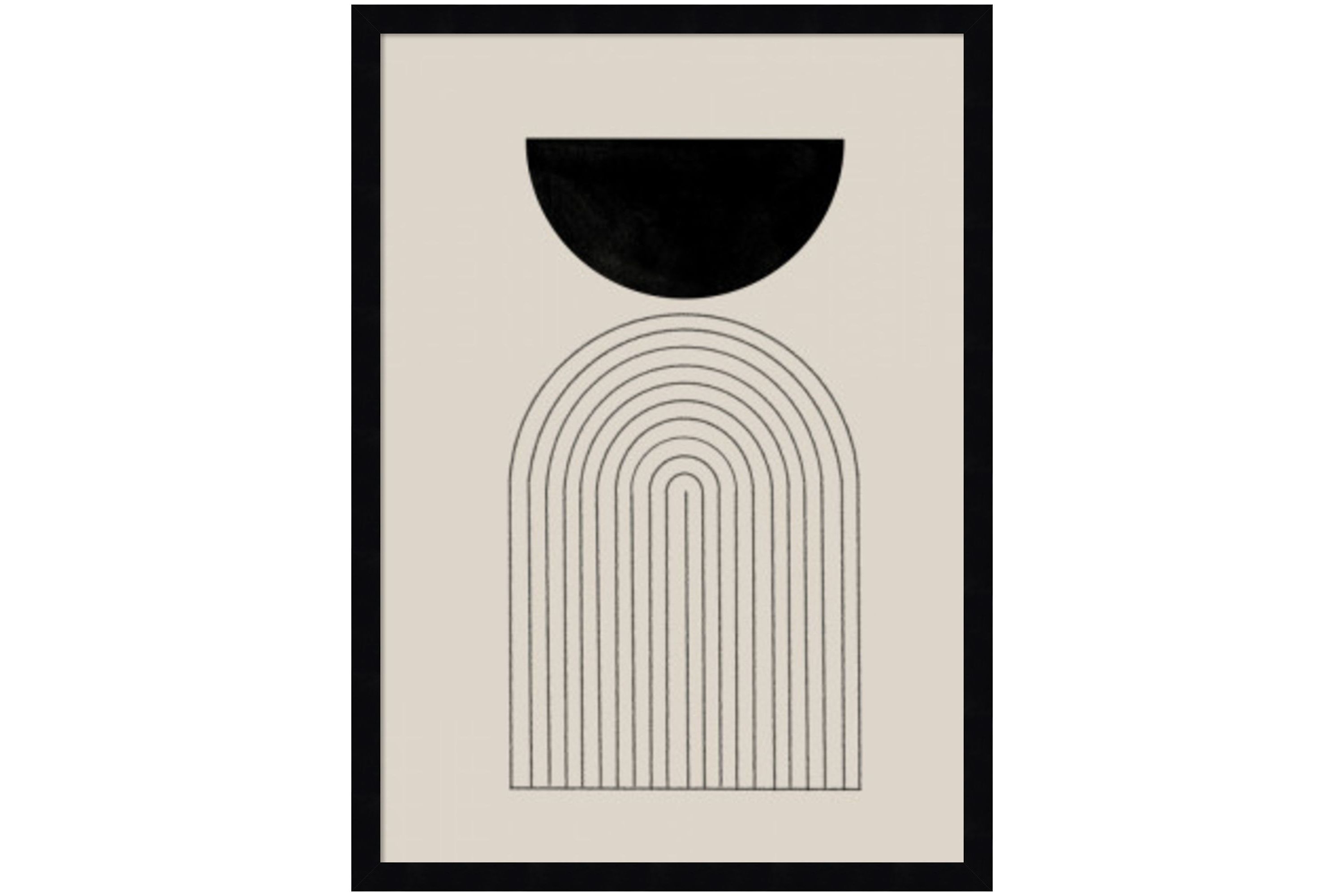 BaB No 1 by The MIUUS STUDIO Wood Framed Wall Art Print