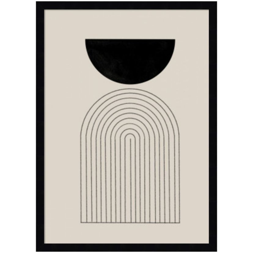 BaB No 1 by The MIUUS STUDIO Wood Framed Wall Art Print