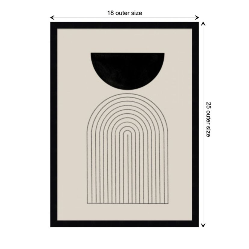 BaB No 1 by The MIUUS STUDIO Wood Framed Wall Art Print