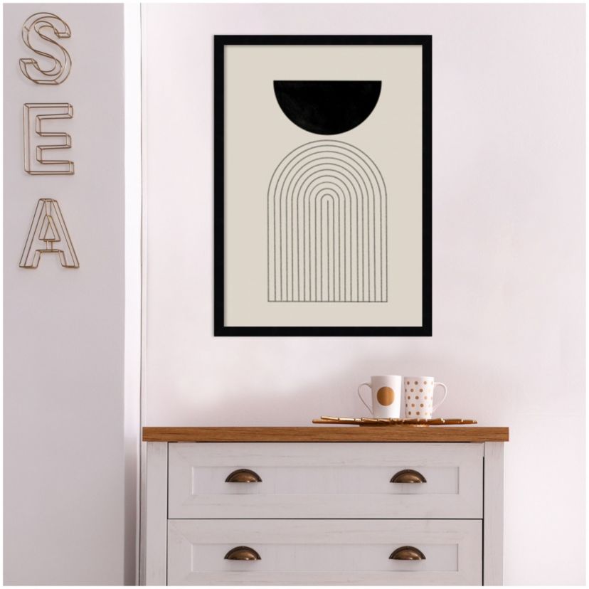 BaB No 1 by The MIUUS STUDIO Wood Framed Wall Art Print