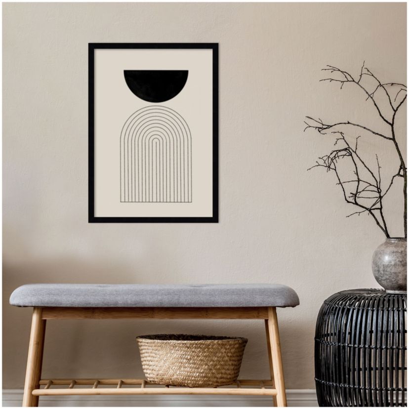 BaB No 1 by The MIUUS STUDIO Wood Framed Wall Art Print