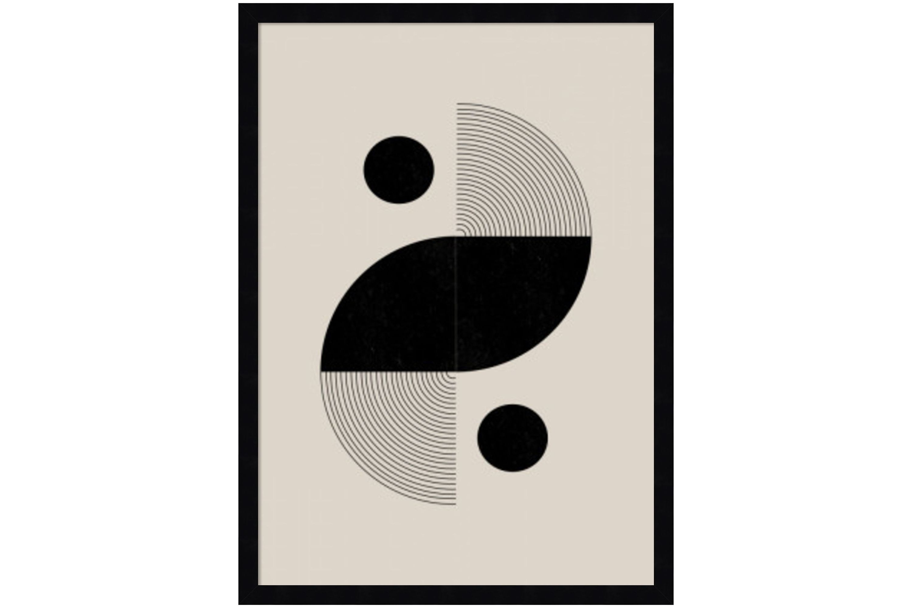 BaB No 3 by The MIUUS STUDIO Wood Framed Wall Art Print