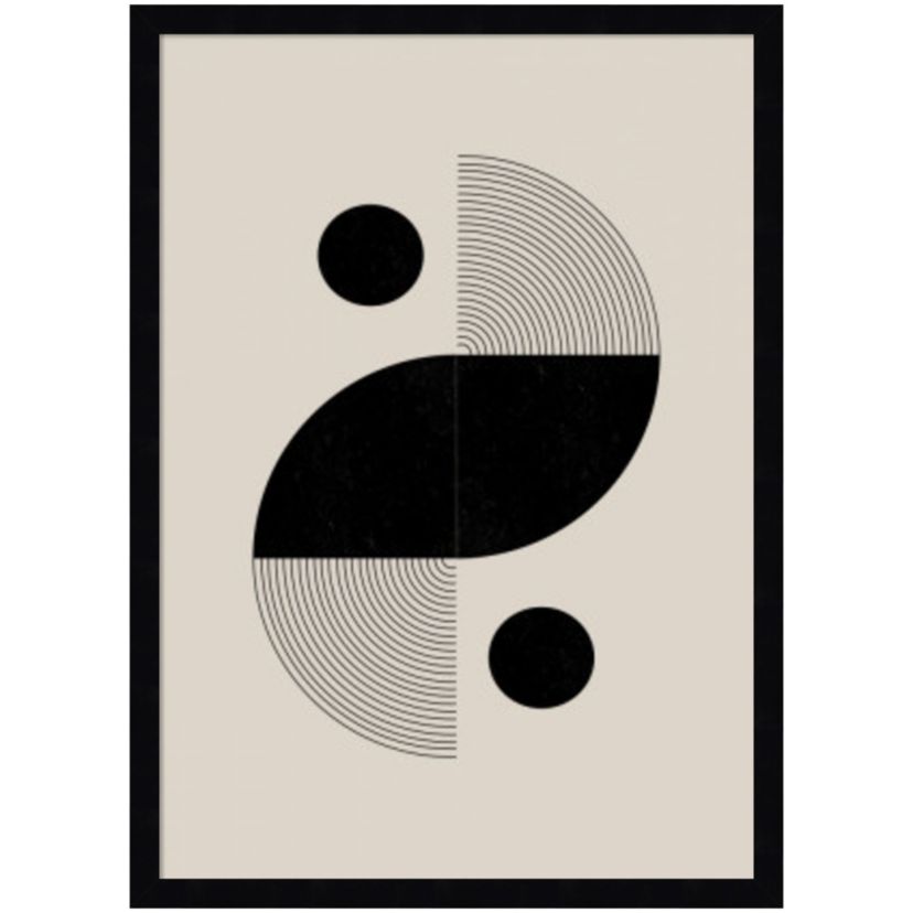 BaB No 3 by The MIUUS STUDIO Wood Framed Wall Art Print