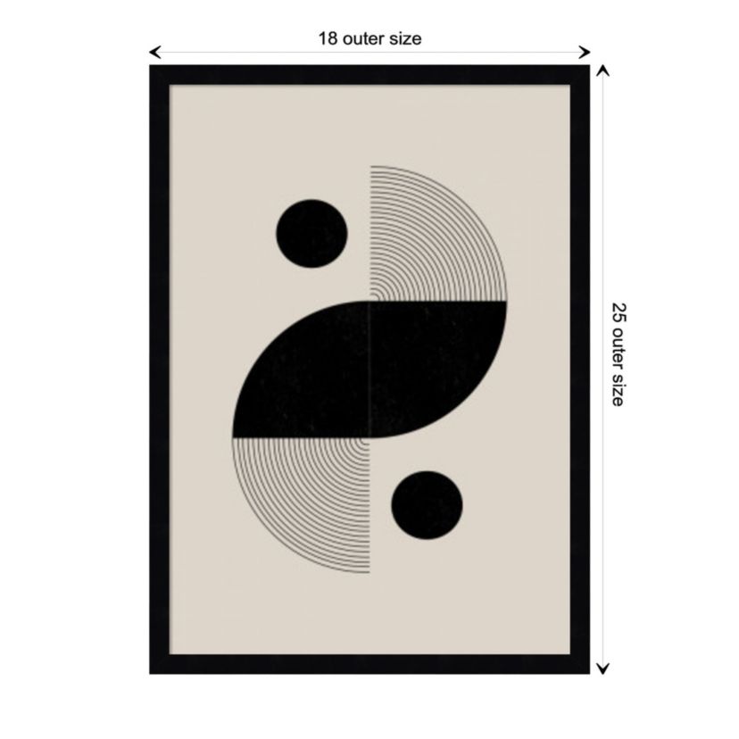 BaB No 3 by The MIUUS STUDIO Wood Framed Wall Art Print